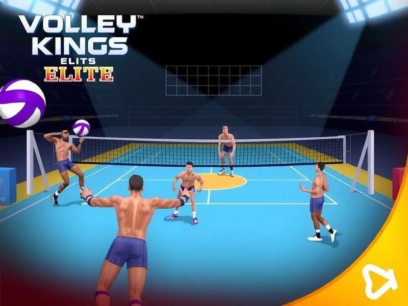 Intense volleyball action in Volley Kings Elite Volley Kings Elite Gameplay